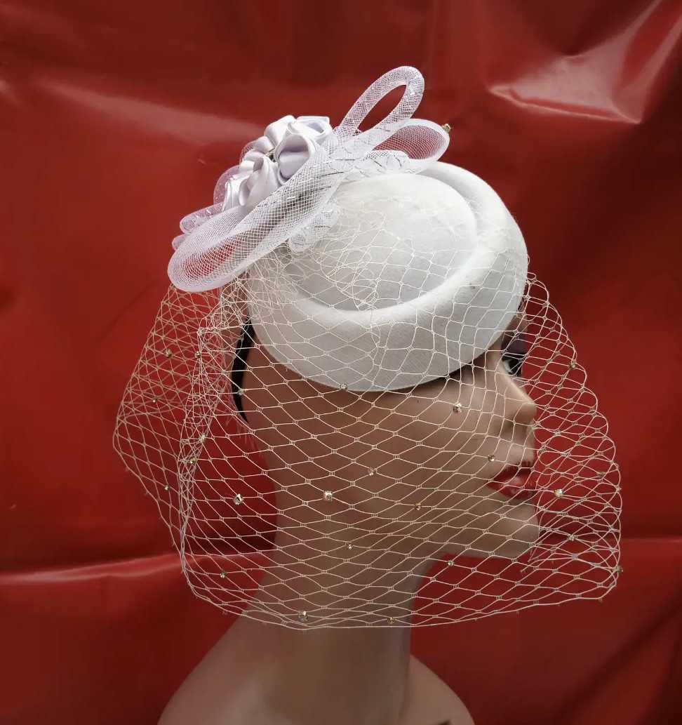 Veiled bishop cap