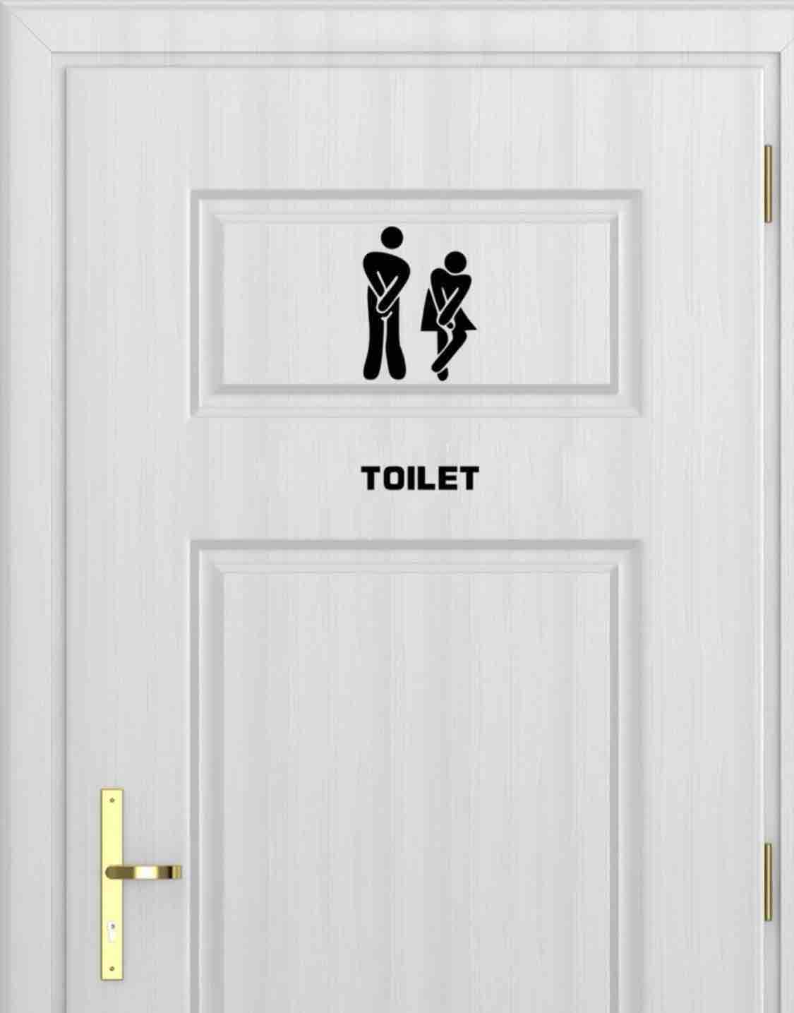 Toilet sticker