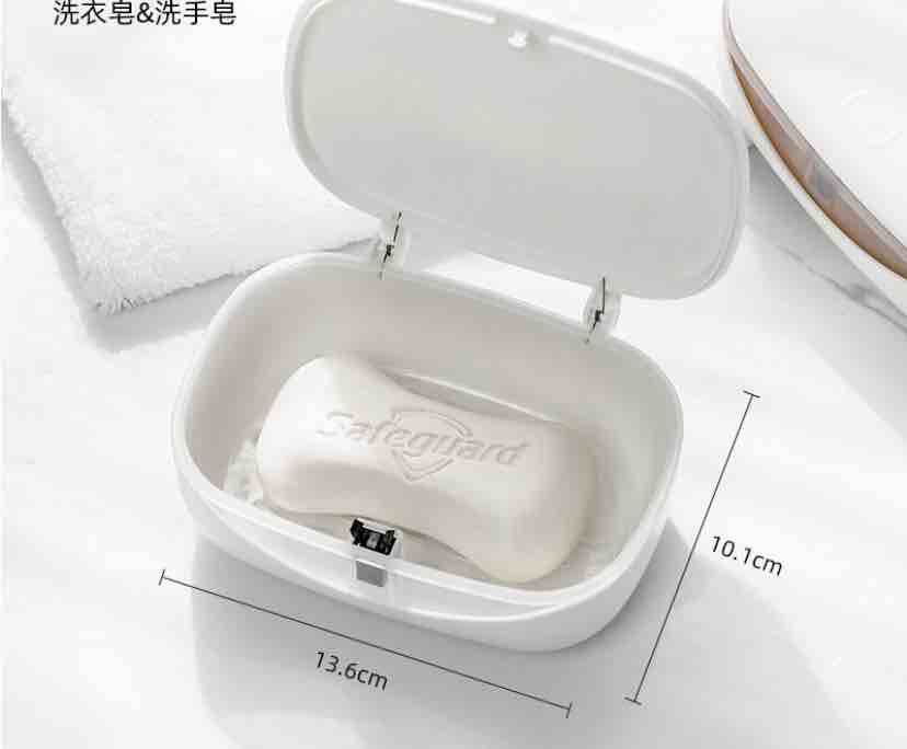 Portable travel soap holder