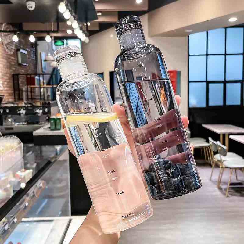 Stylish Transparent Hydration Bottles