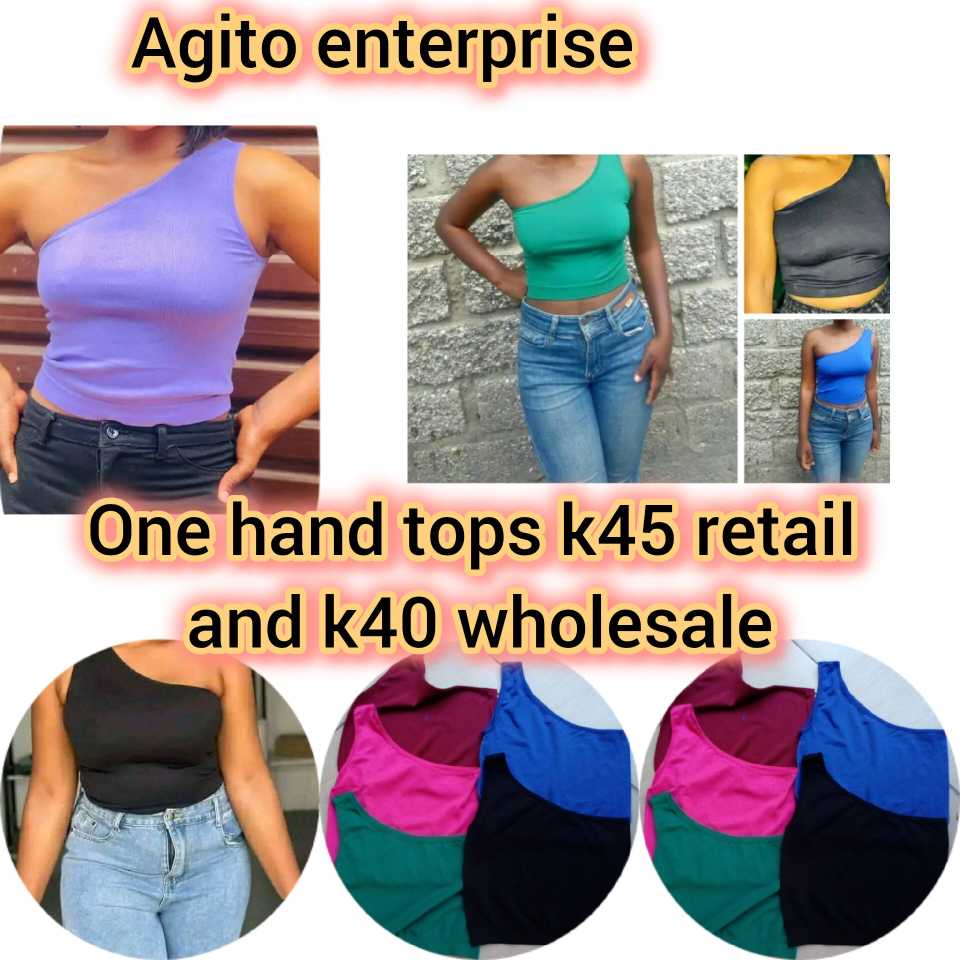 one hand ladies top