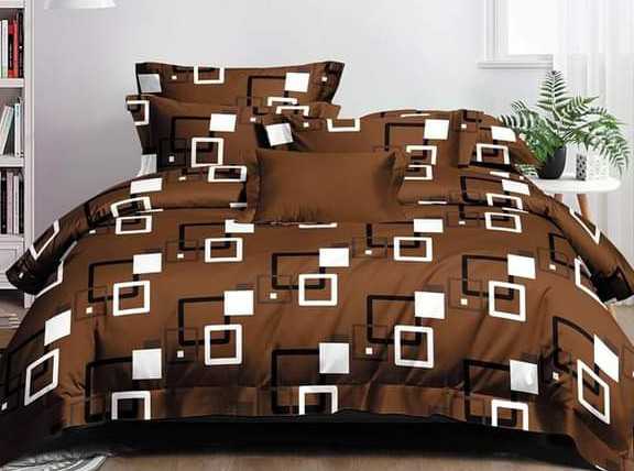 bedsheet, Duvet, throw pillows.