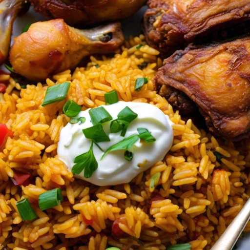 fried rice and turkey 
