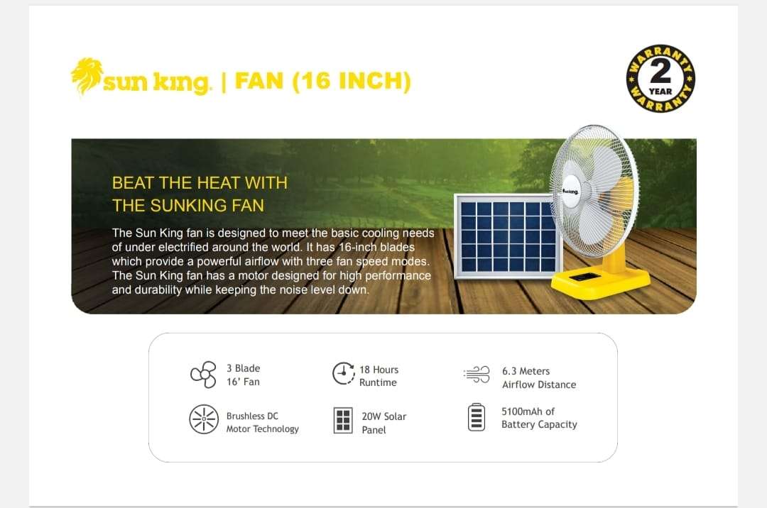 SunKing Solar products 