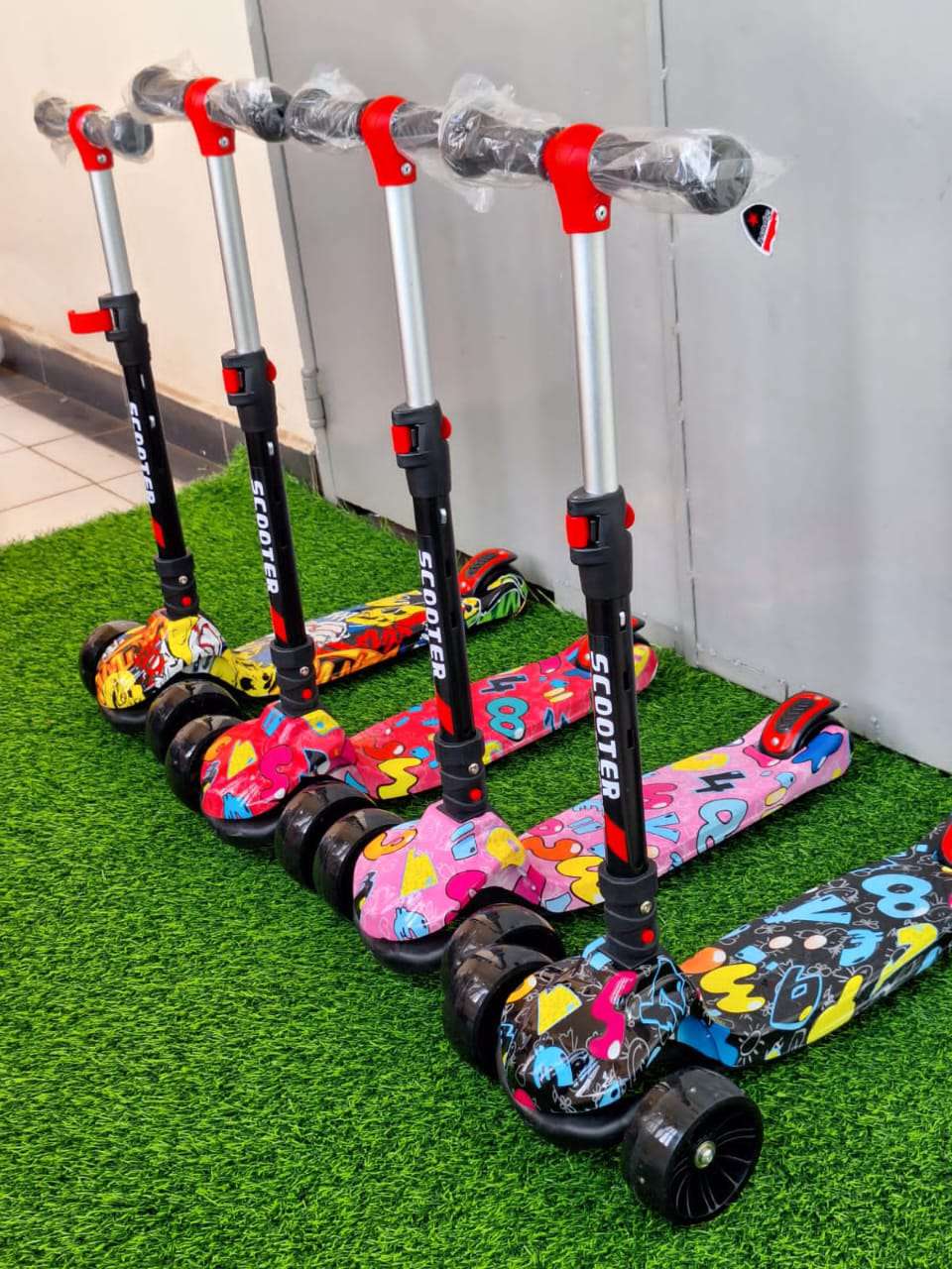 Kids big Scooters with monster wheels 