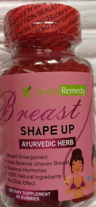 Breast Shape Up Enlargement Gummies 