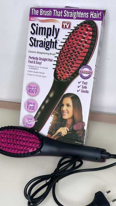 ceramic straightening brush 
