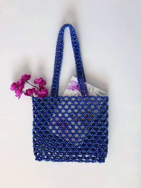 Beaded Tote bag 