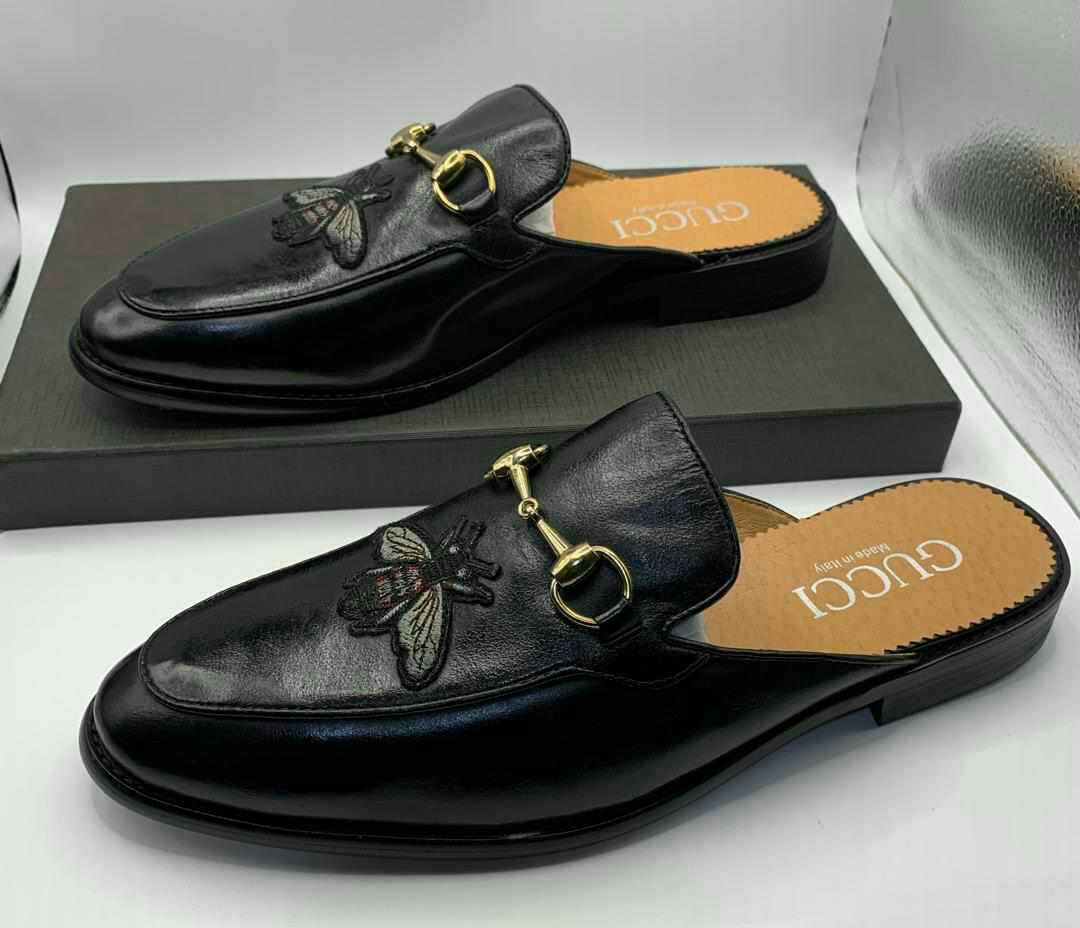 Quality Men's Leather Half Shoes