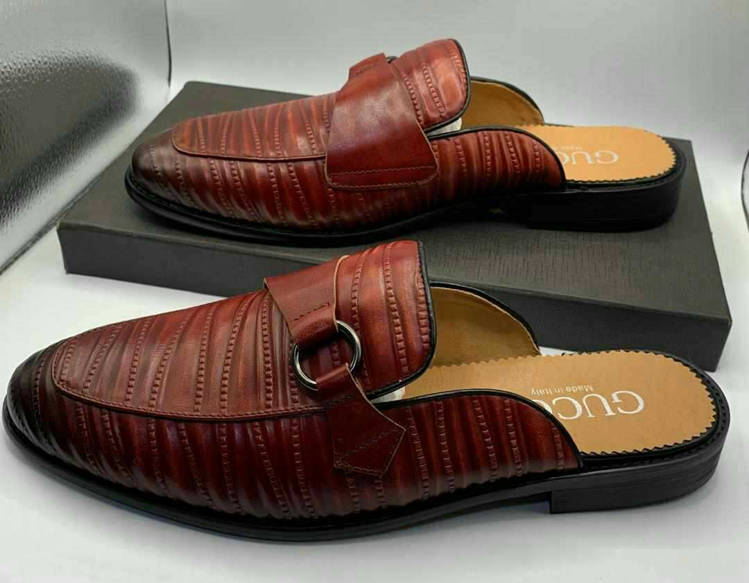 Quality Men's Leather Half Shoes