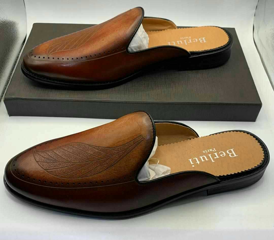 Quality Men's Leather Half Shoes