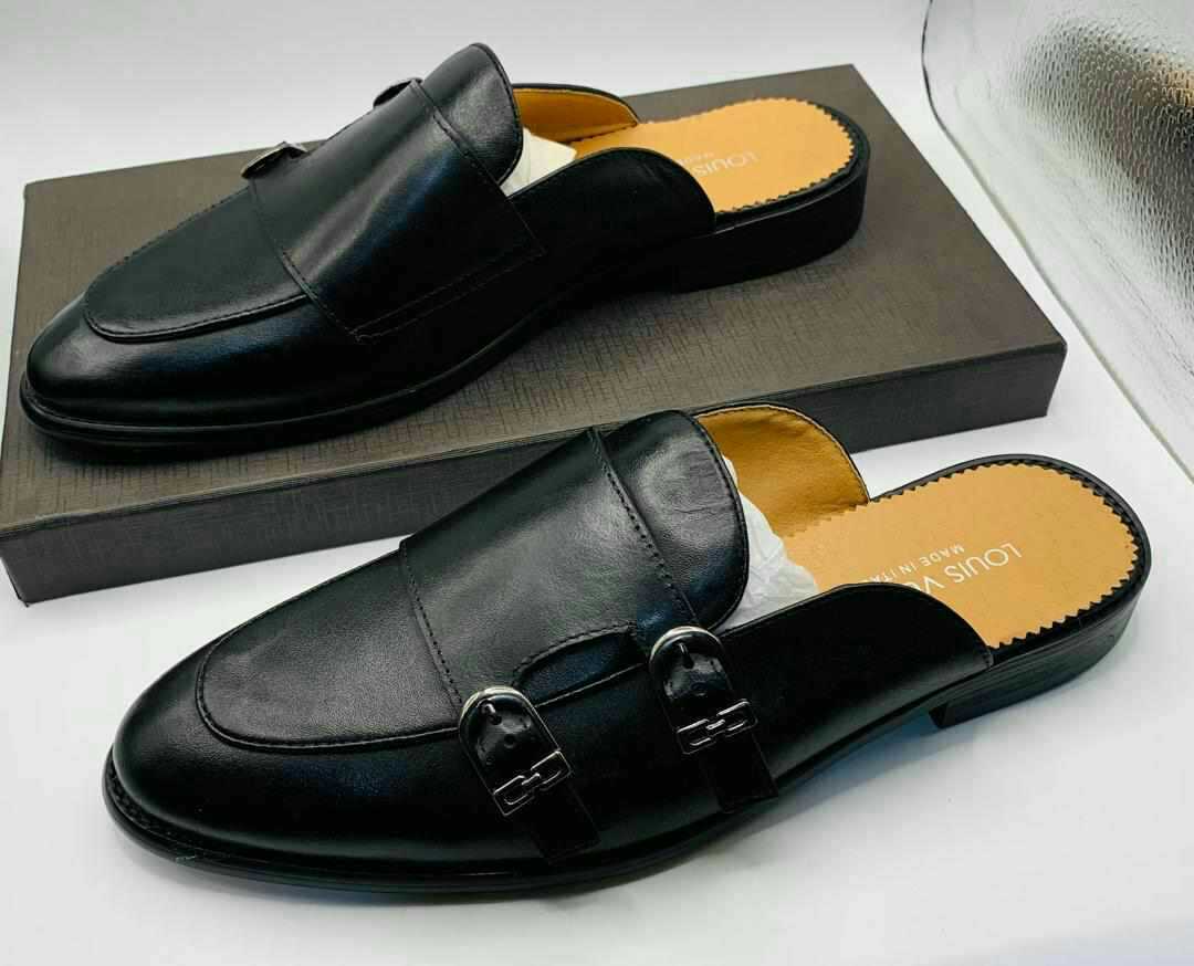 Men's Leather Half Shoes
