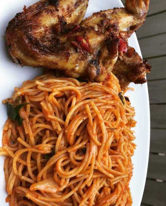 spaghetti and indomie