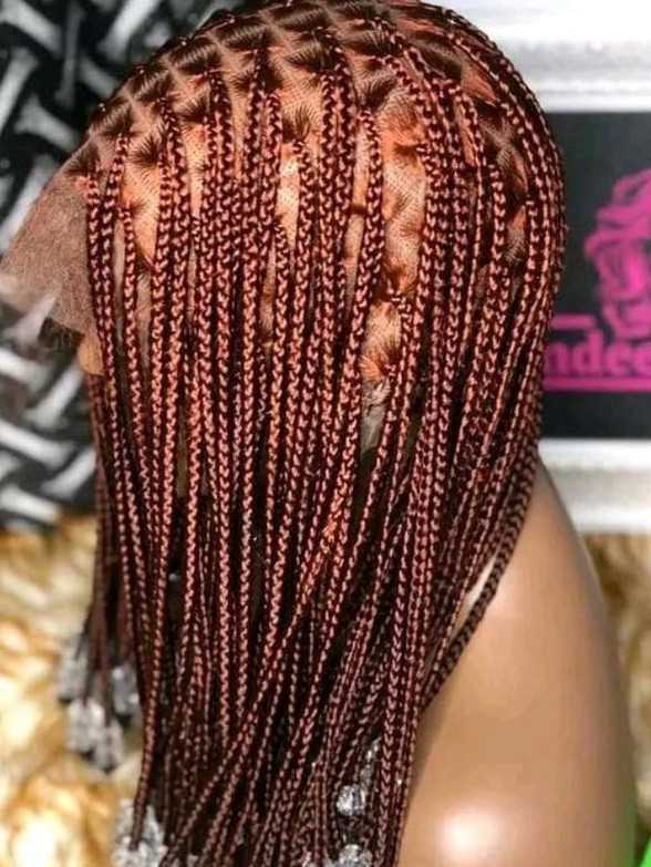 braided wig with beads