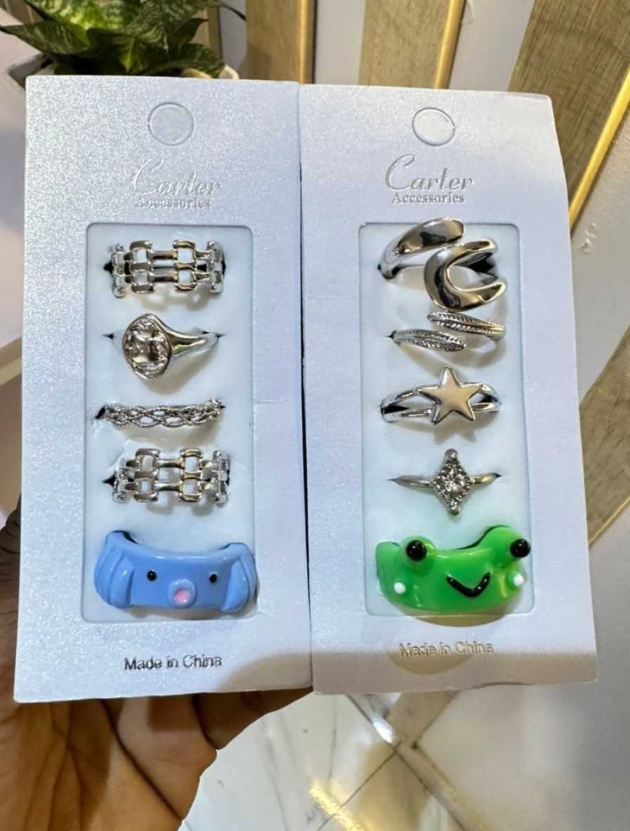 Medium Sized Resin knuckle Rings