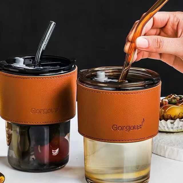 Sip & Swirl Glass Smoothie Cup
