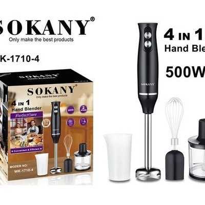 Sokany MultiBlend 4-in-1 Hand Blender