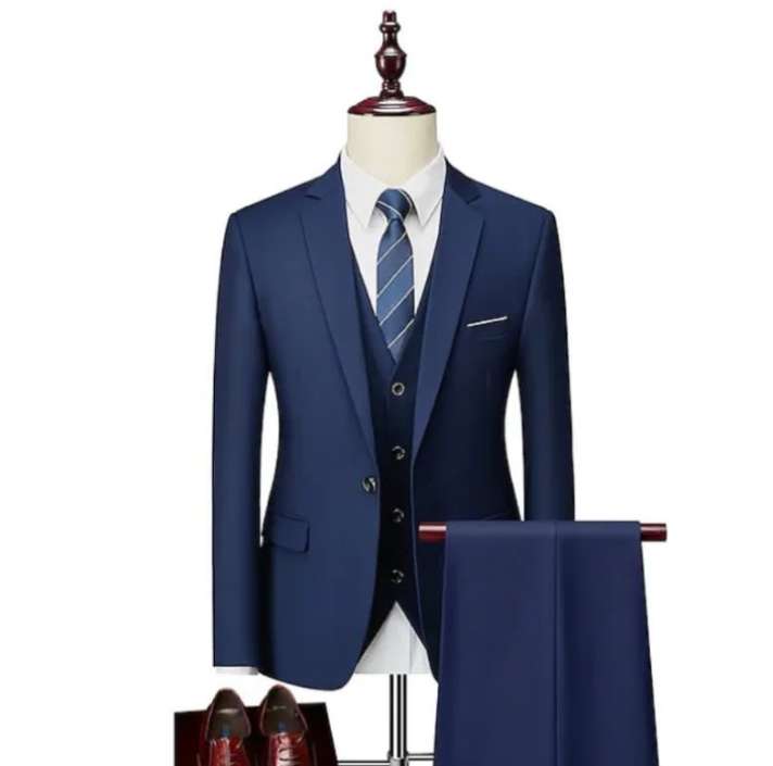 Elegant Men's 3-Piece Suit Collection