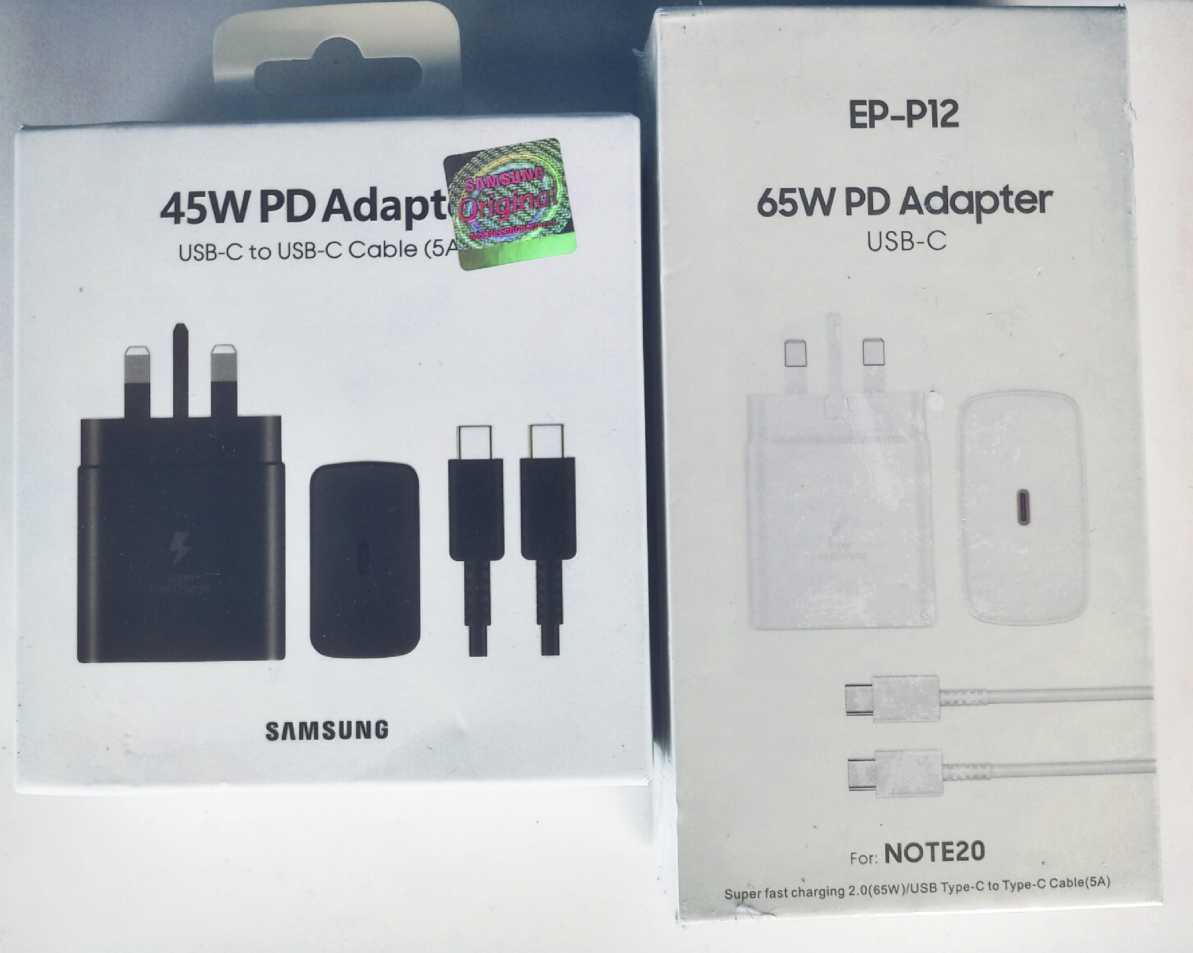 Original Samsung Charger 45w/65w Complet