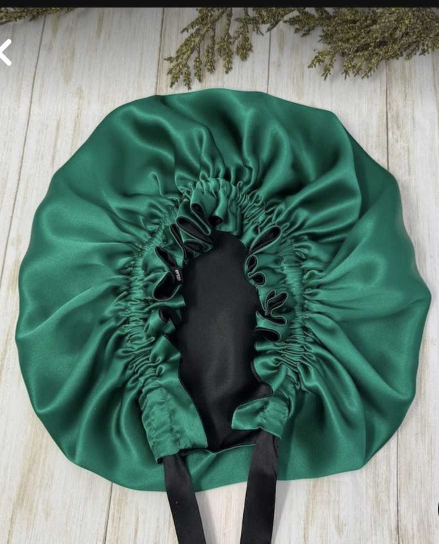 Adjustable Adult  scrunchie bonnet