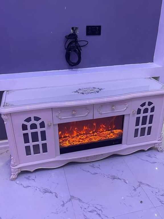 Fireplace TV Stand Deluxe