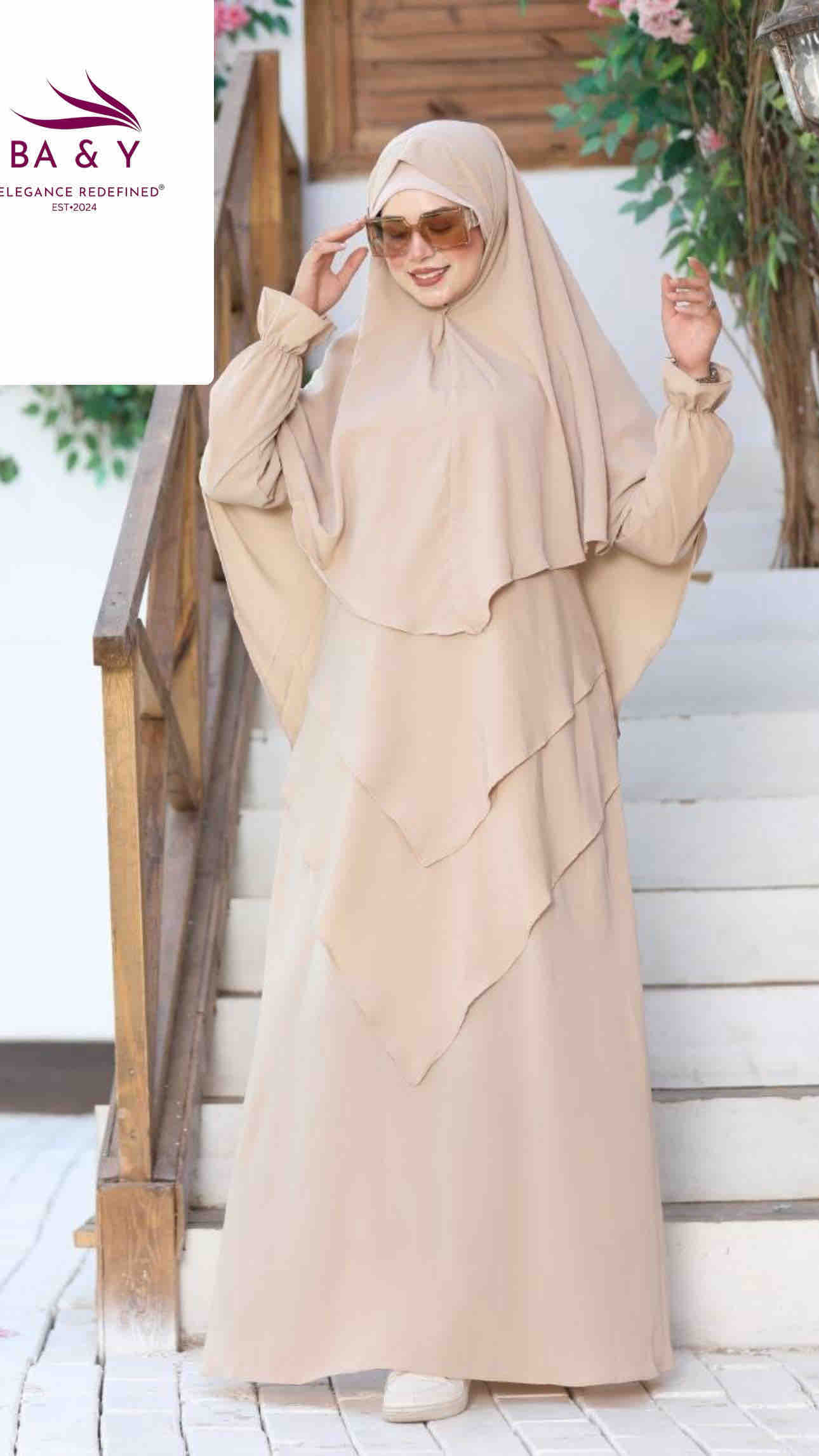 Gown with hijab