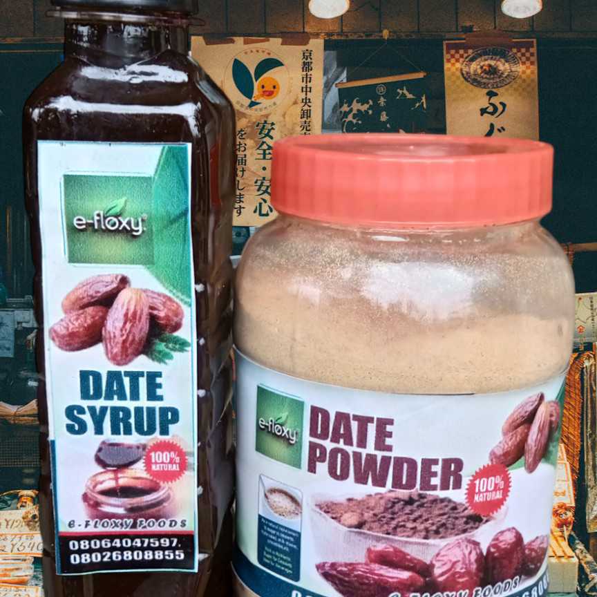 Organic Date powder and Syrup Combo