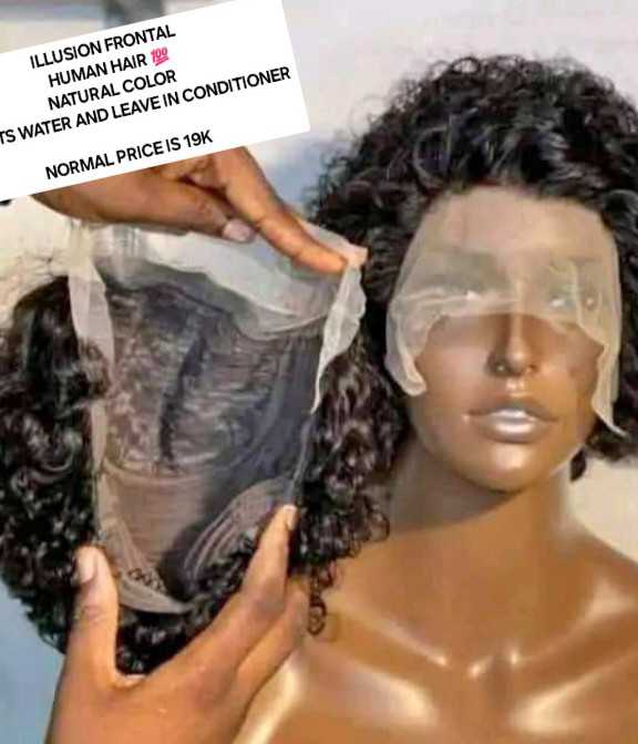 ILLUSION FRONTAL HUMAN HAIR 