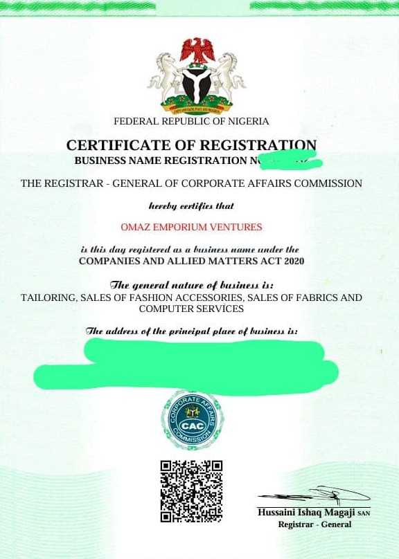 CAC registration 
