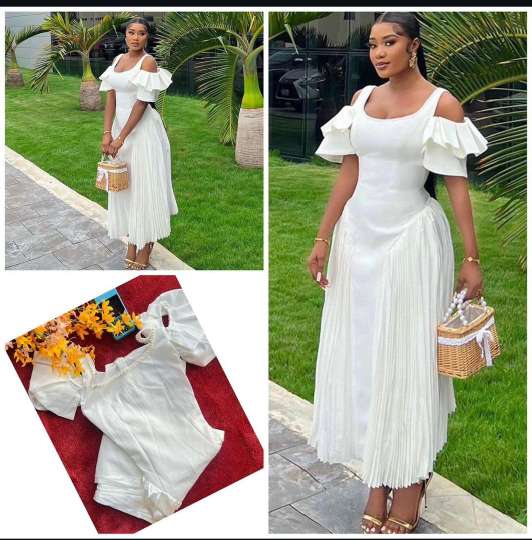 White Stylish Dress