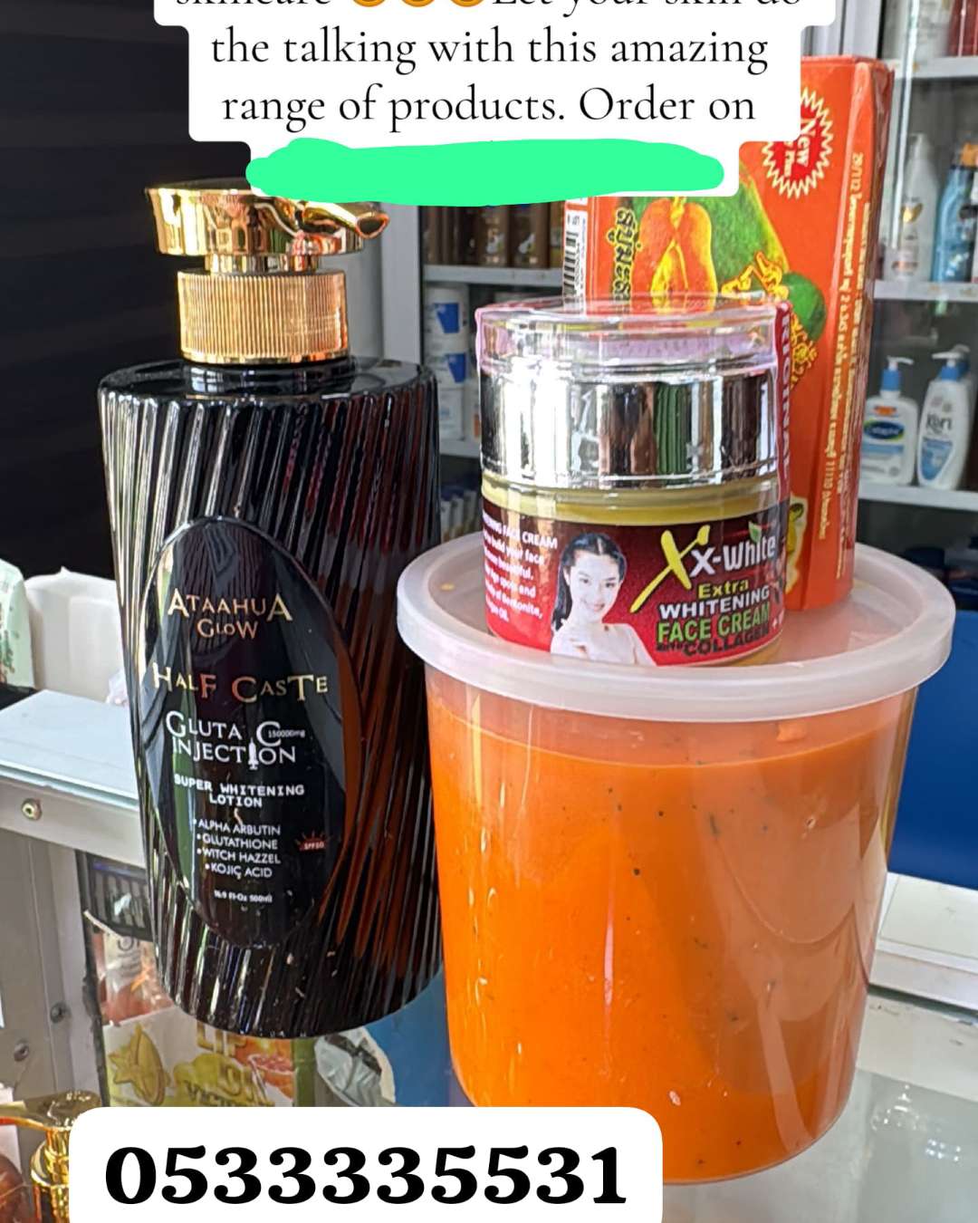 Body Lotion 🧴+ Shower gel + Facial Crea