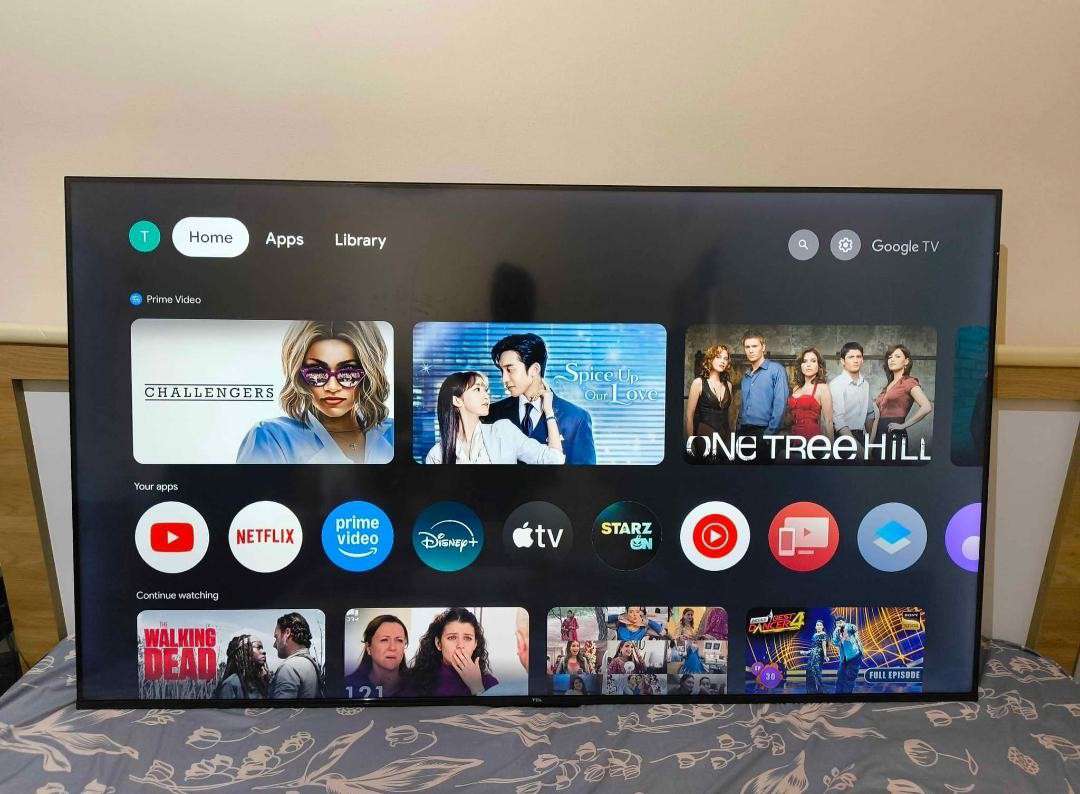 2 month used TCL QLED 50 inches smart TV