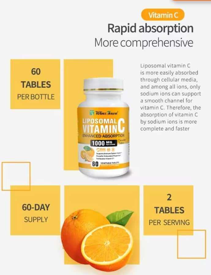 Organic Vitamin C tablets 