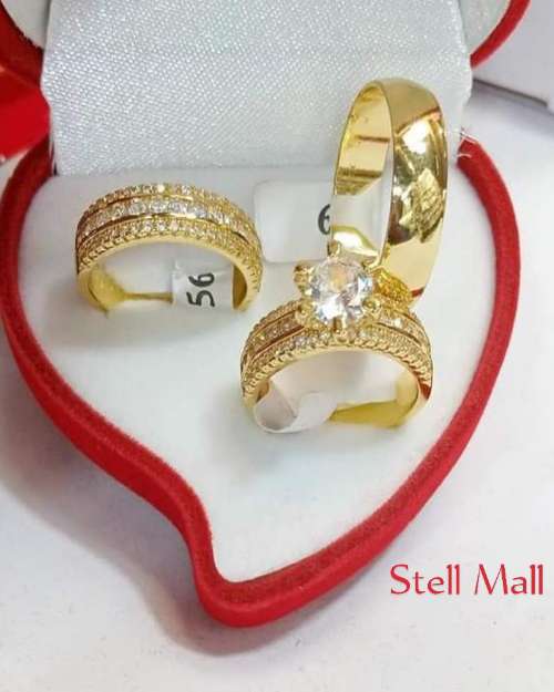 Romanian Gold Wedding Couples Ring