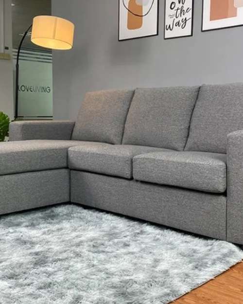 L-shape stuffing chair