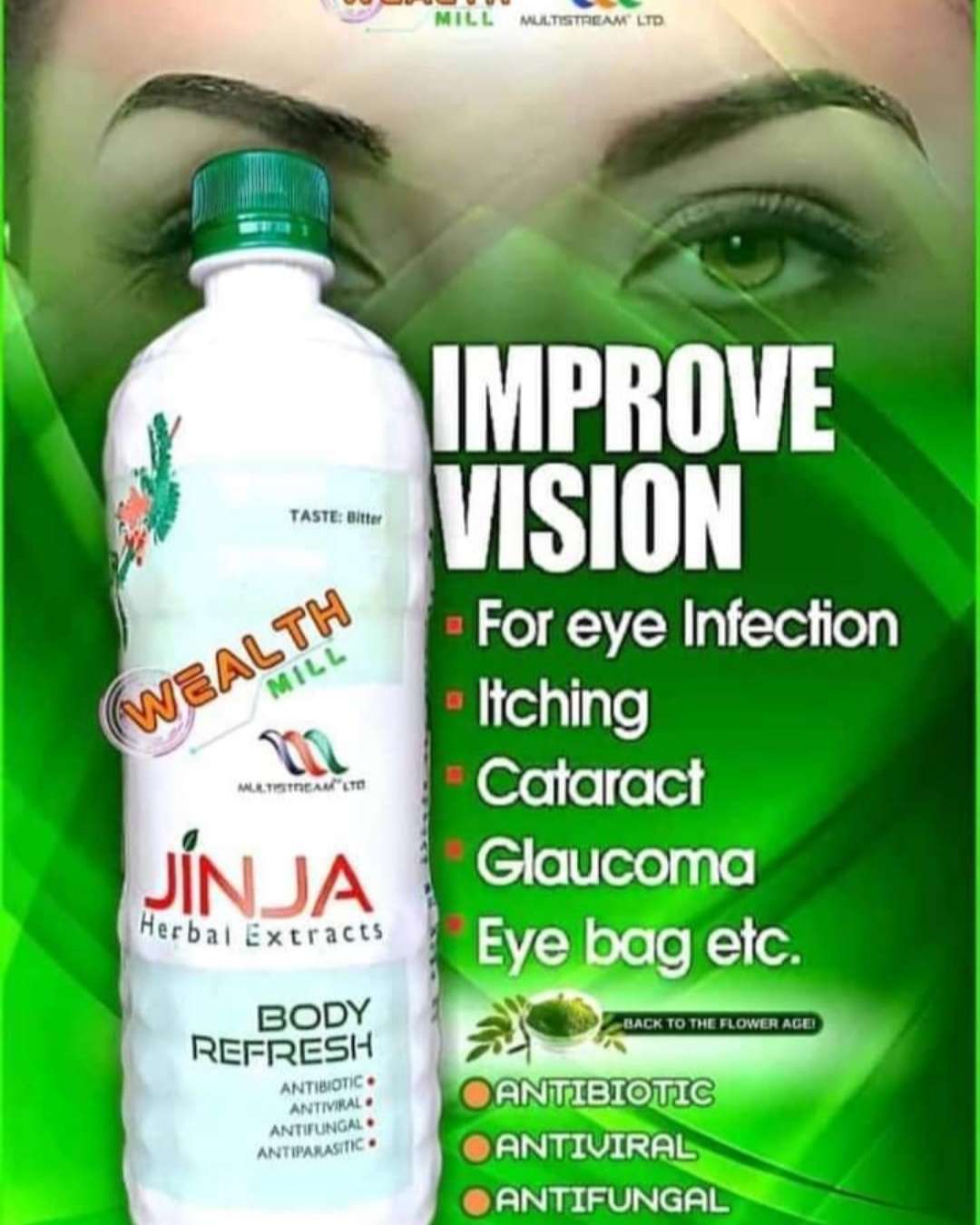 Jinja herbal extract drink 