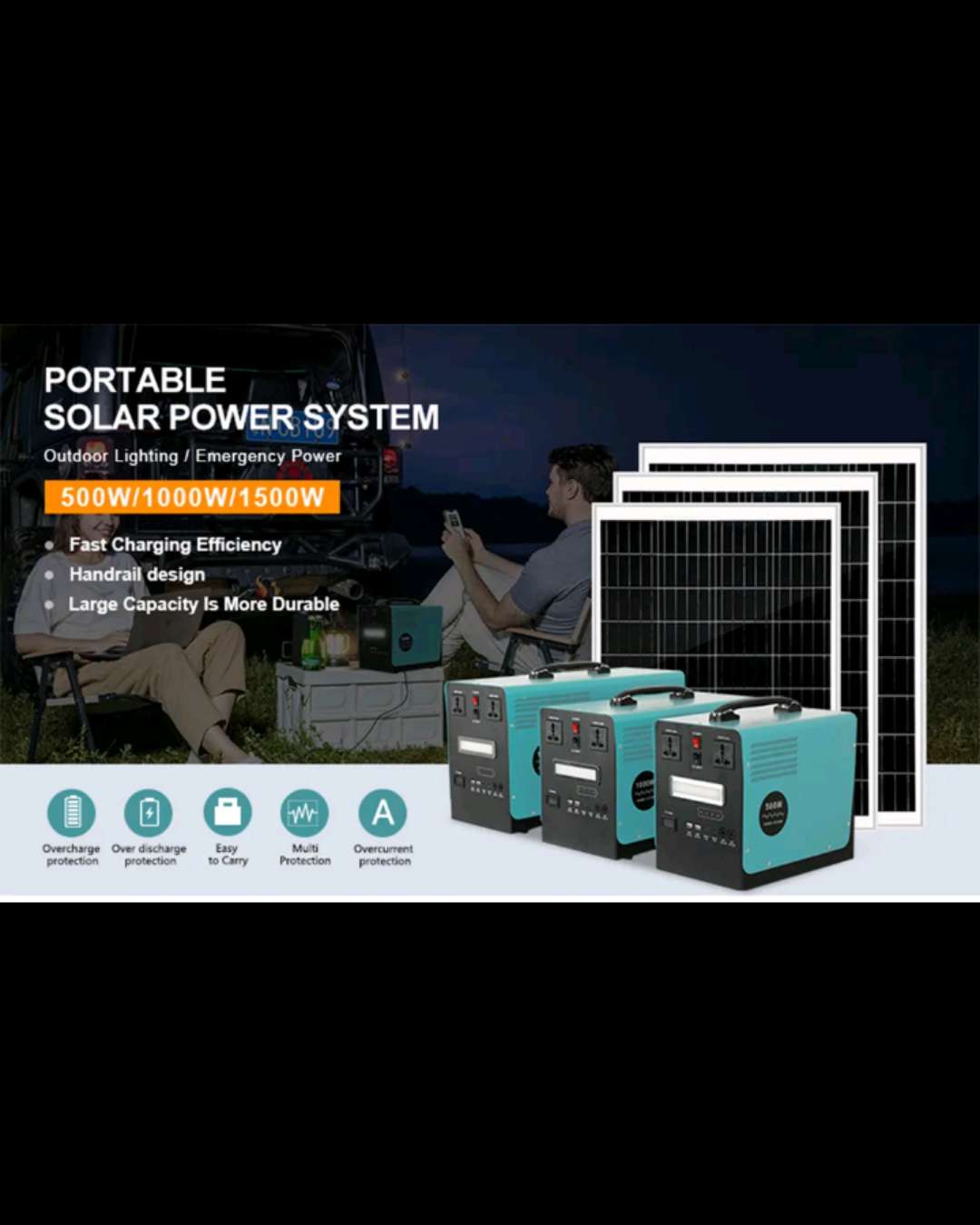 ECO BOX 500W, 1000W &1500W SOLAR GENERAT