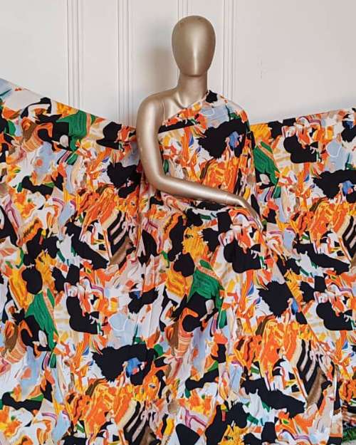 Vintage Crepe Fabric