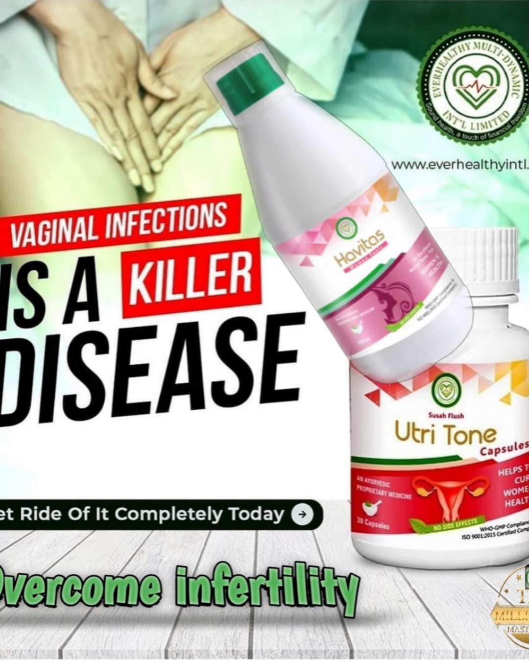 Treat STI and UTI infections Organically