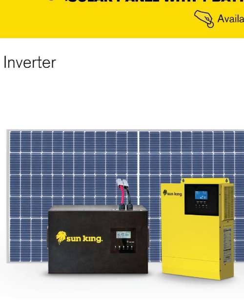 sun king powerhub 2.5/3.3kva solar inv