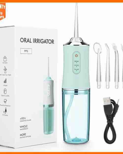 Oral irrigator, flosser 