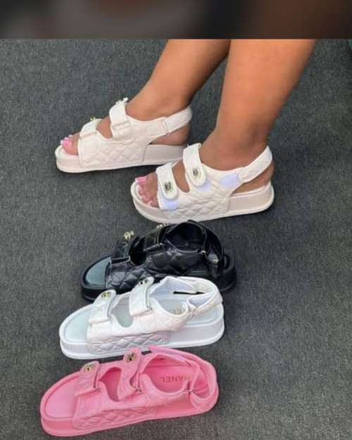 luxury sandals different colors