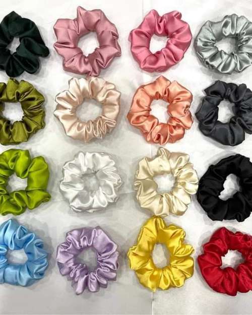 Soft  Hair Scrunchies – Pack of 3