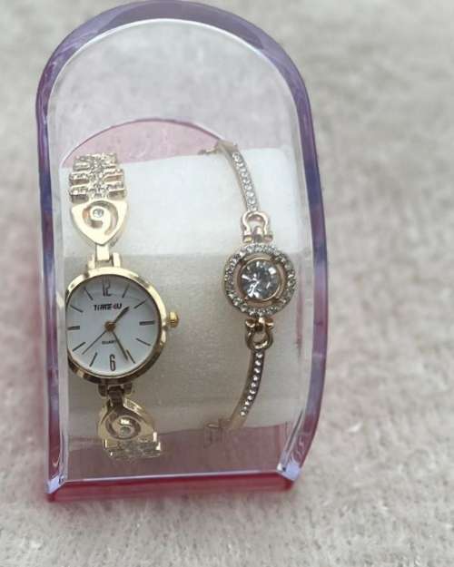 Ladies bracelet and watch 