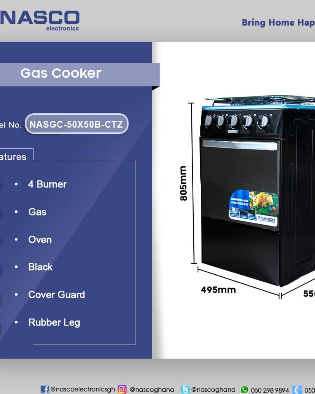 Gas Cooker
