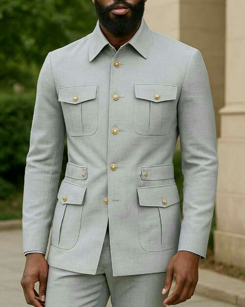 African Royal Political Suit Set
