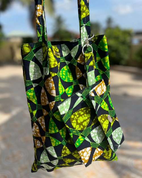 Ankara tote bag
