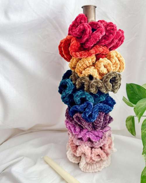 Handmade Crochet Scrunchies
