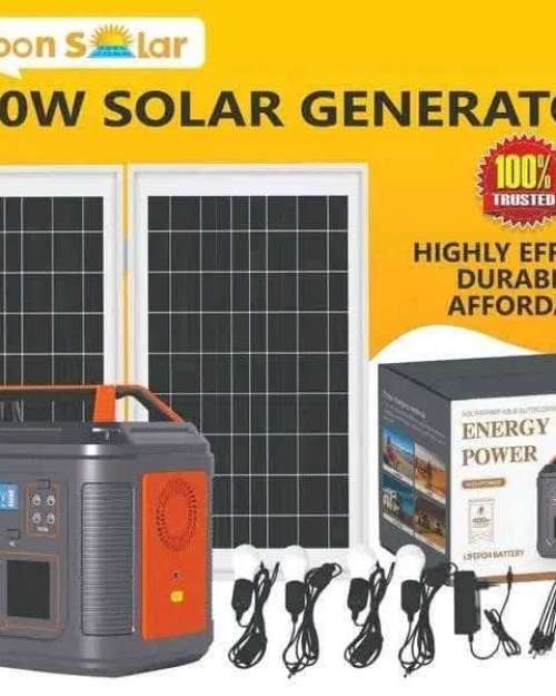 Fibon 500w solar generator 