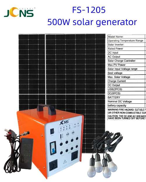 JCNS 500W Solar generator 